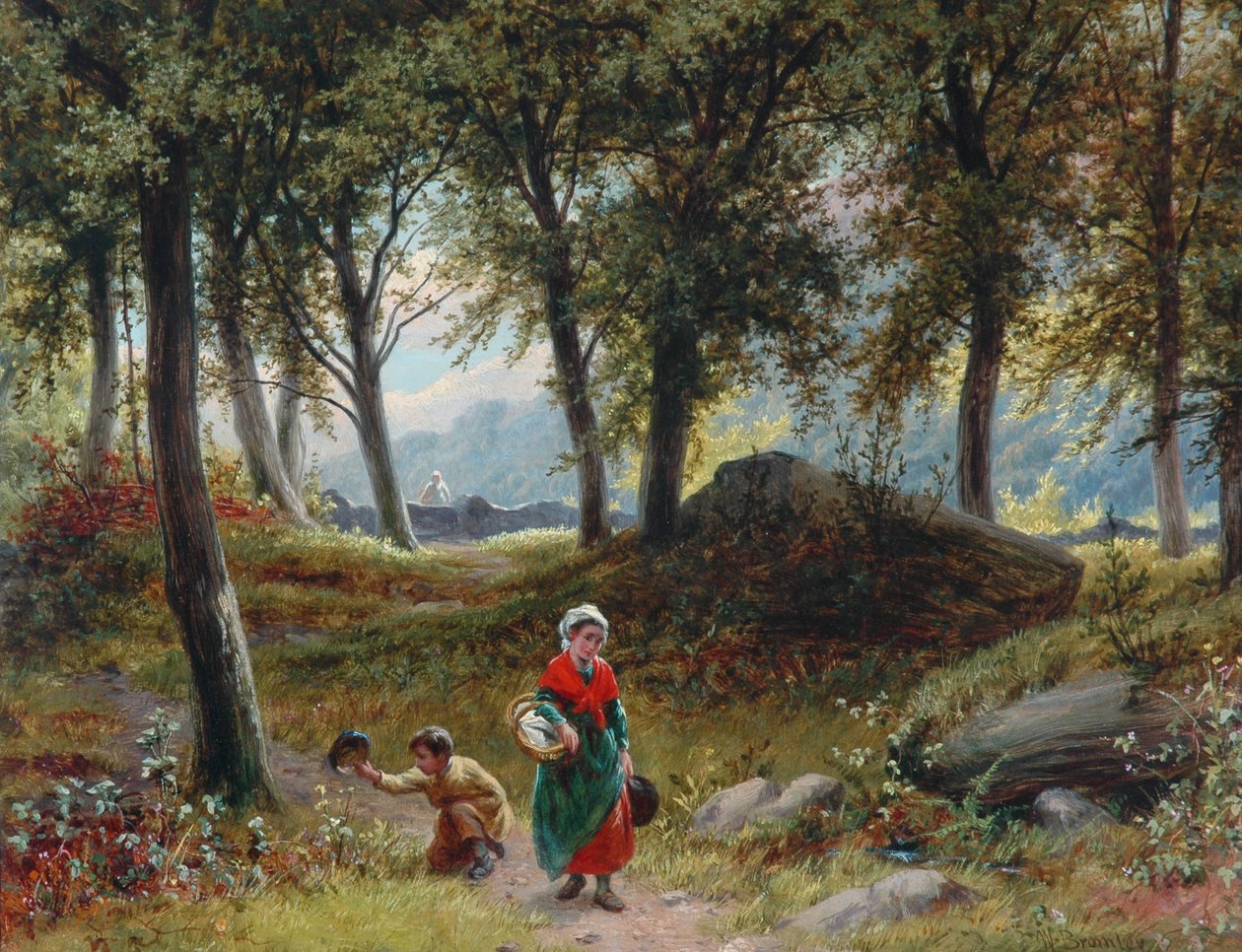 O caminho através das madeiras, 1795 de William I Bromley