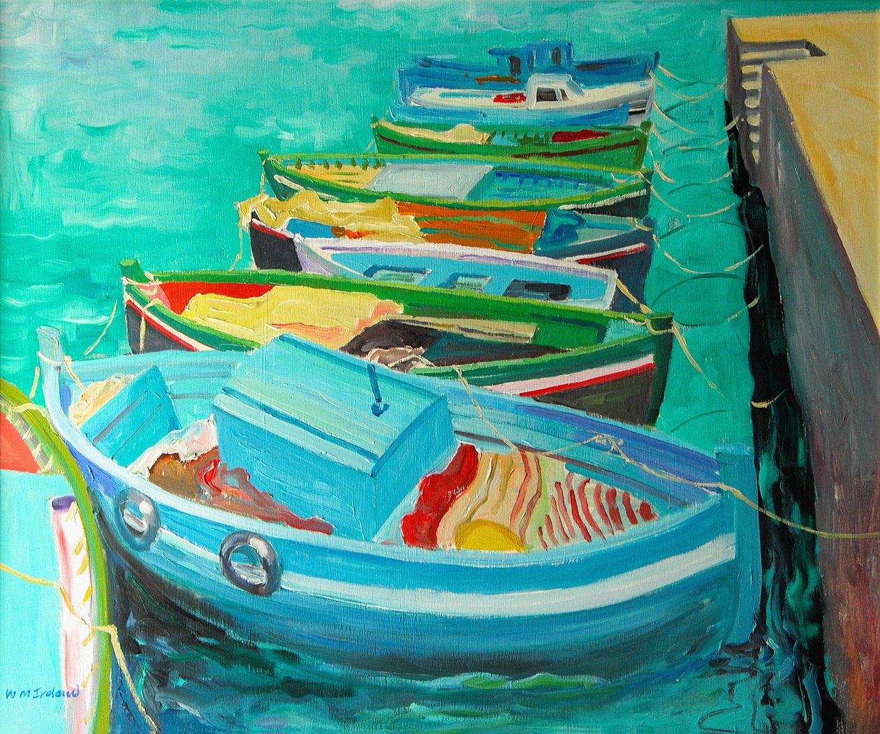 Barcos Azuis, 2003 de William Ireland