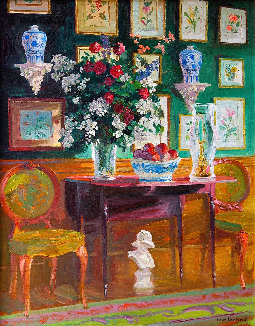 Cadeiras Verdes, 2003 de William Ireland