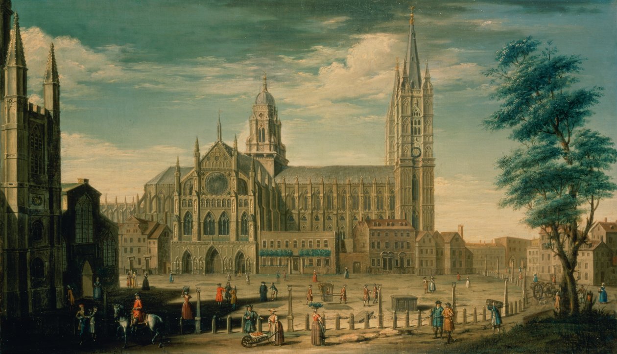A frente norte da Abadia de Westminster de William James