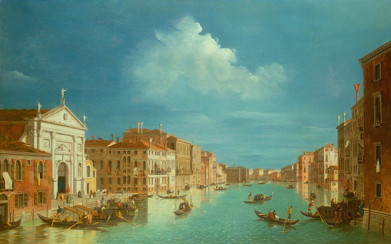 Vista veneziana, do século XVIII de William James