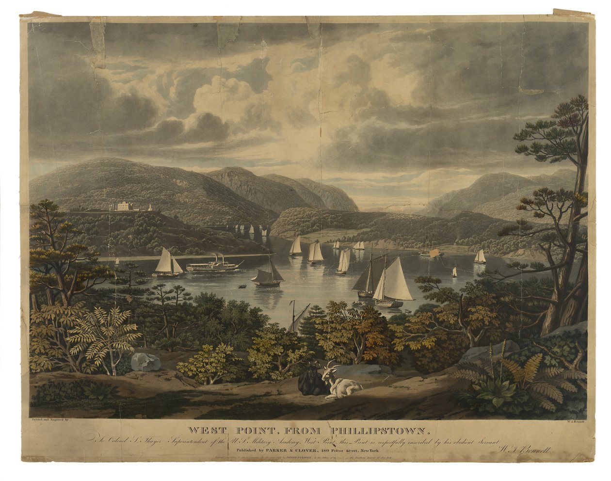 West Point, de Phillipstown, sem data de William James Bennett