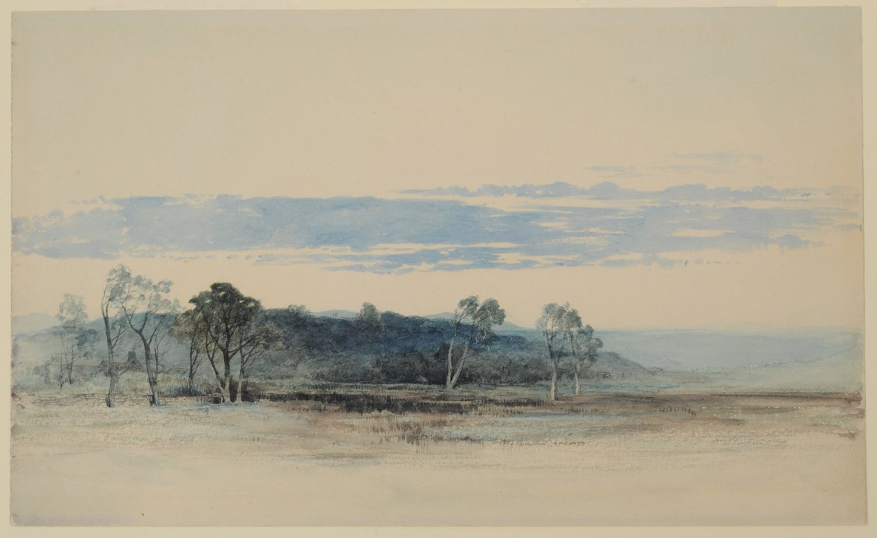 Cumrew, East Fellside, 1840-58 (wc no papel) de William James Blacklock