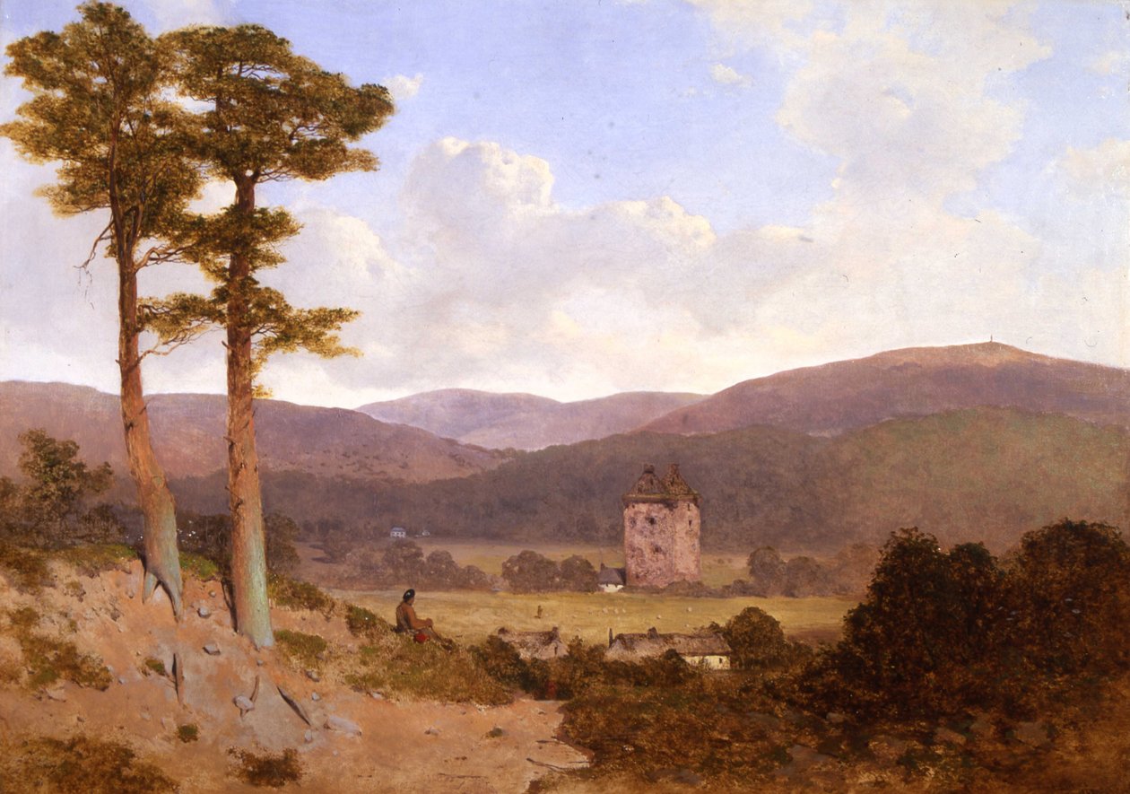 Torre de Gilnockie, 1843 de William James Blacklock