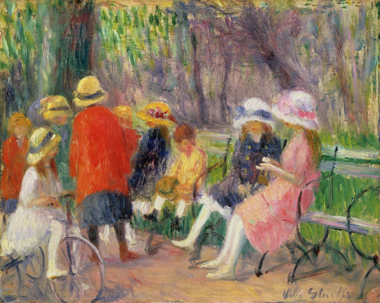 Crianças no parque de William James Glackens