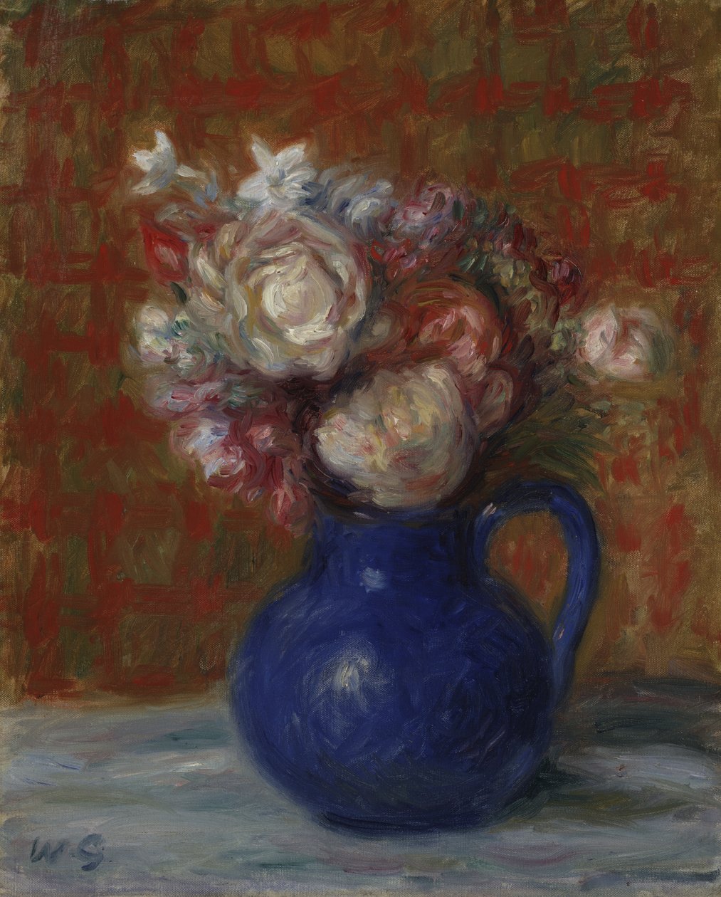 Ainda vida "buquê francês", 1927 de William James Glackens