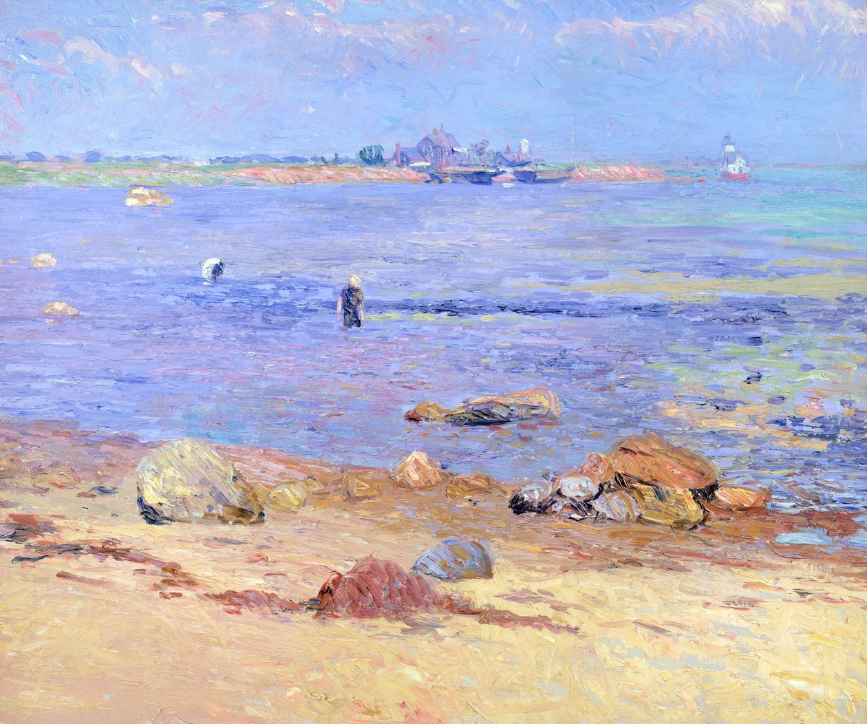 Treading Clams, Wickford de William James Glackens