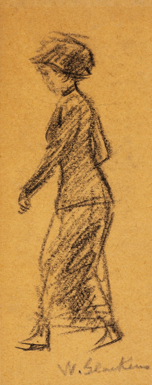 Mulher andando de William James Glackens