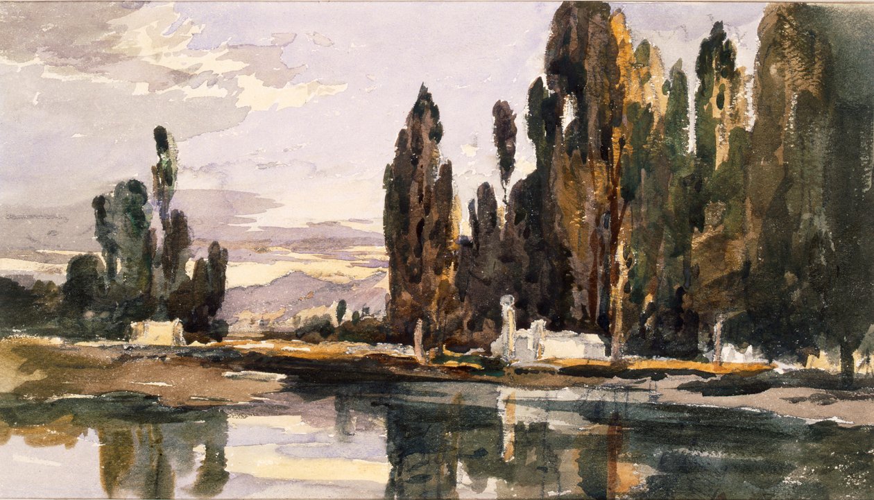 Um cemitério oriental de William James Muller