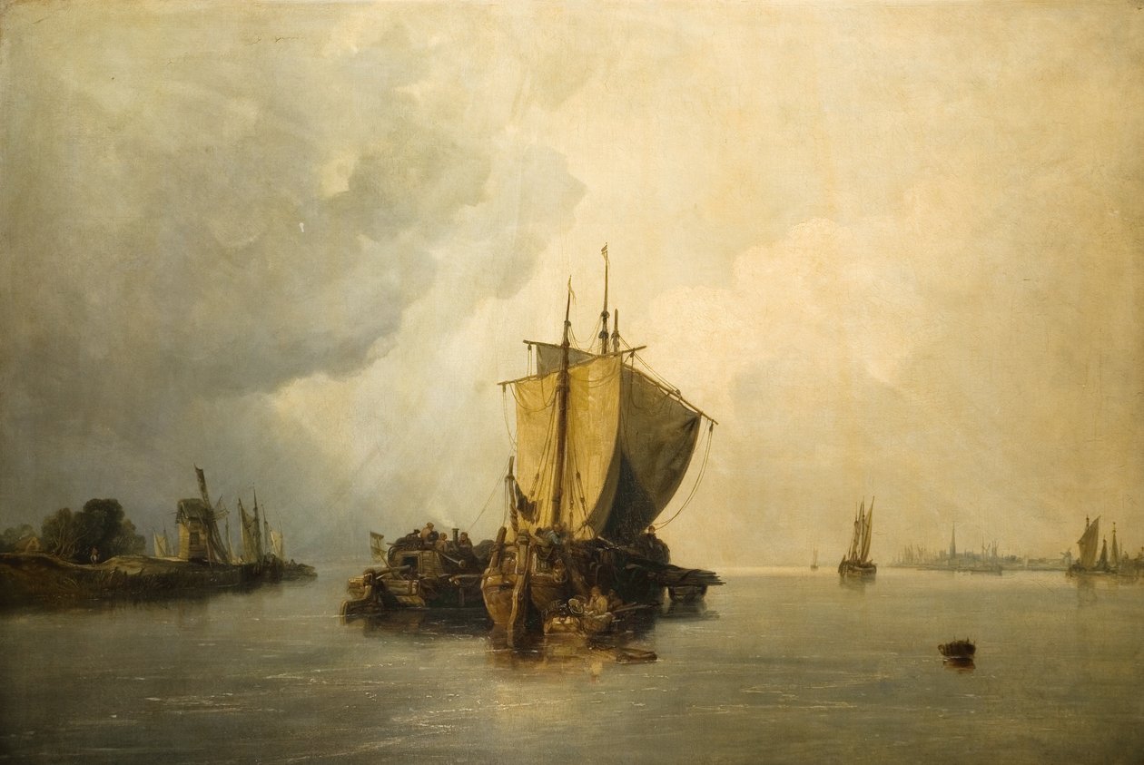A boca de Sheldt, 1836 de William James Muller