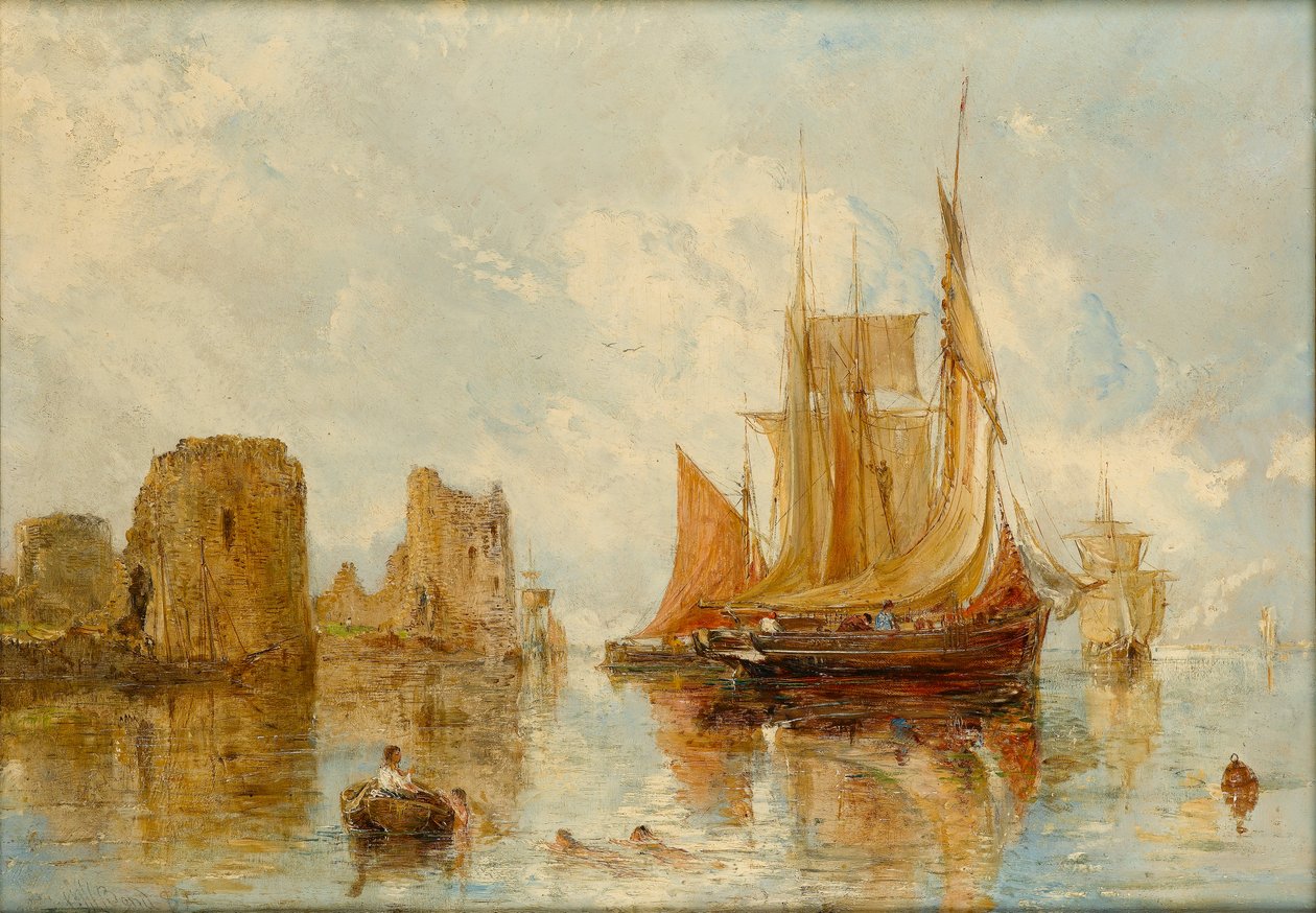 Castelo de Flint, 1887 de William Joseph J.C. Bond