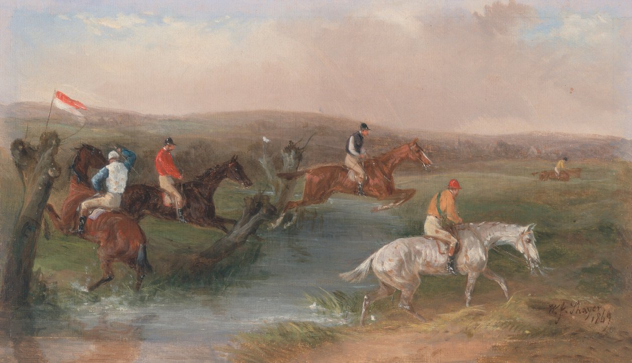 Steeplechasing - o obstáculo de William Joseph Shayer