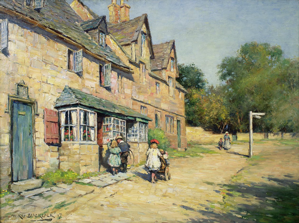 Aldeia de Cotswold, 1917 de William Kay Blacklock