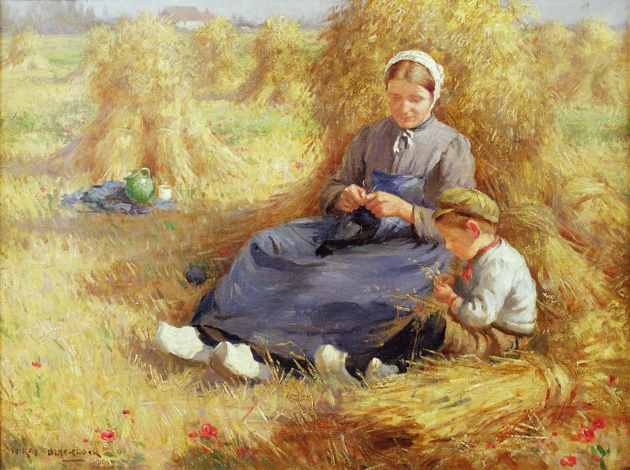 Descanso do meio-dia, 1915 de William Kay Blacklock