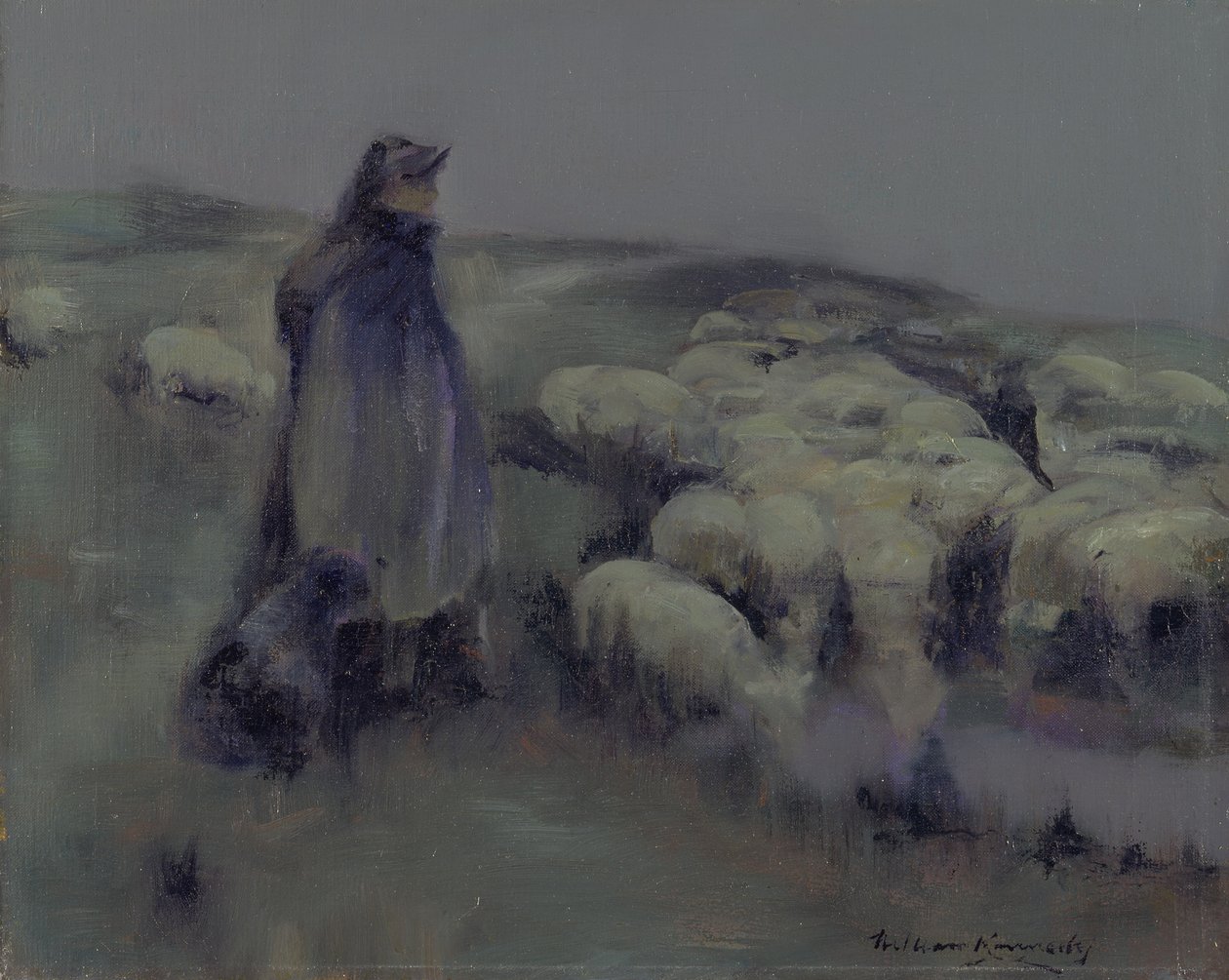 Uma pastora, c.1890-95 de William Kennedy