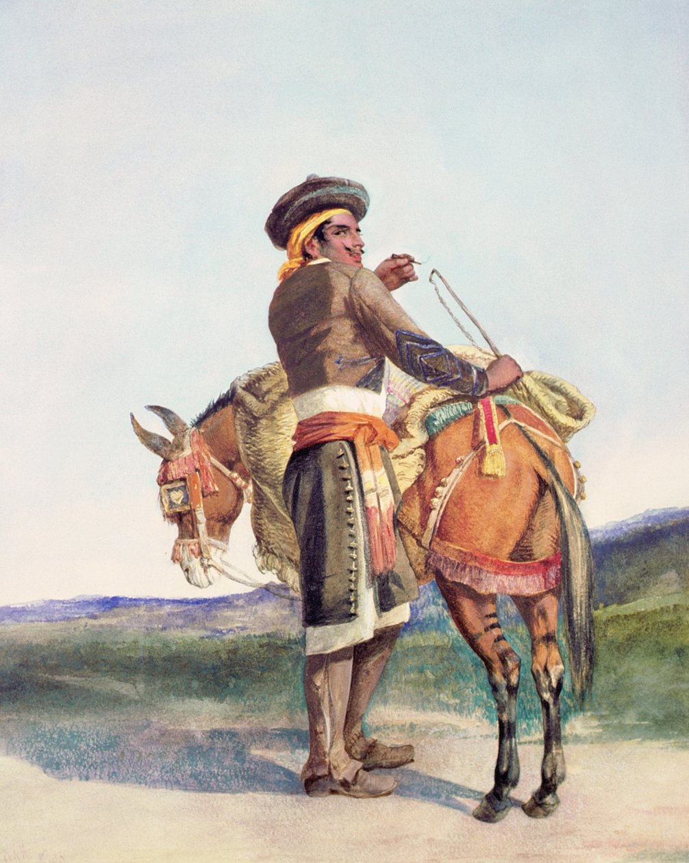 Portador de água em Sevilha, do século XIX de William Knight Keeling