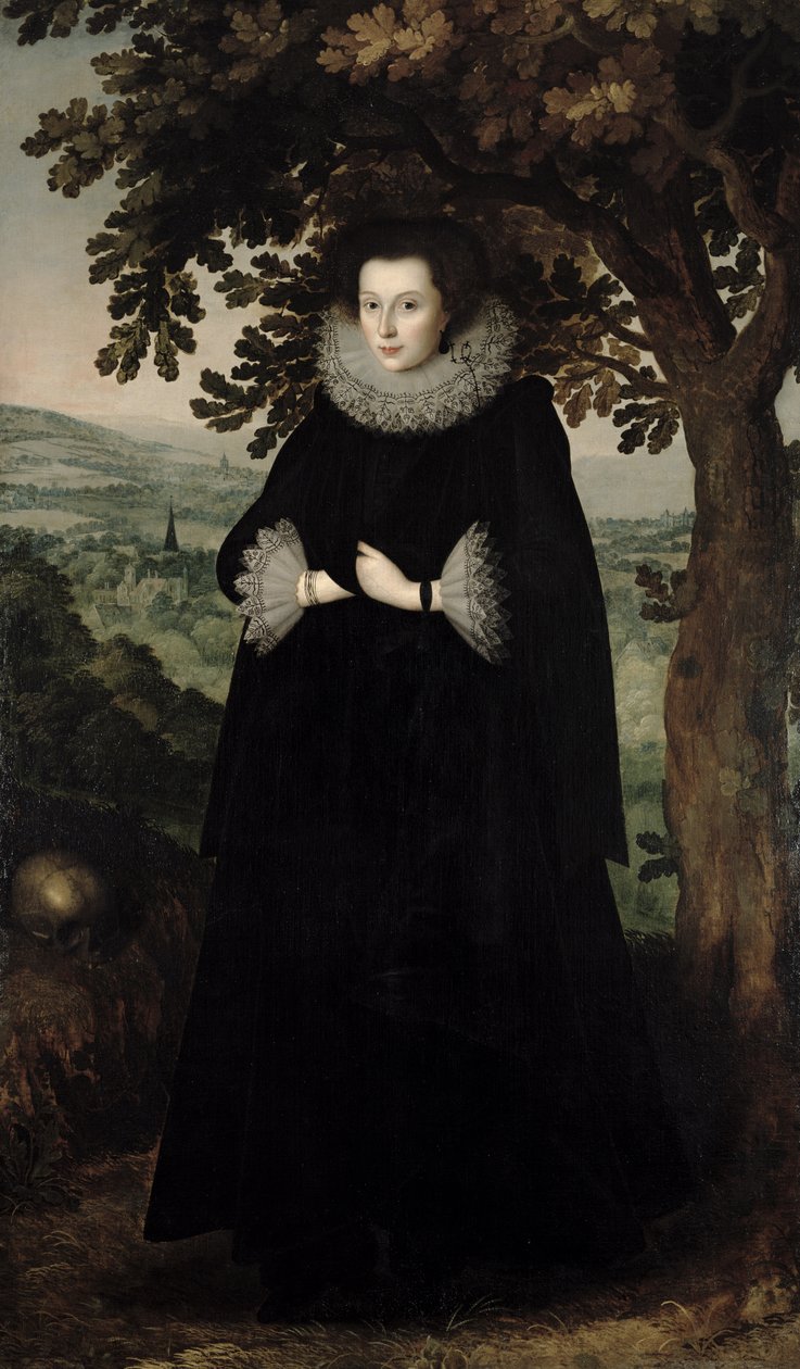 Anne Leighton, senhora St. John, c.1615 de William Larkin
