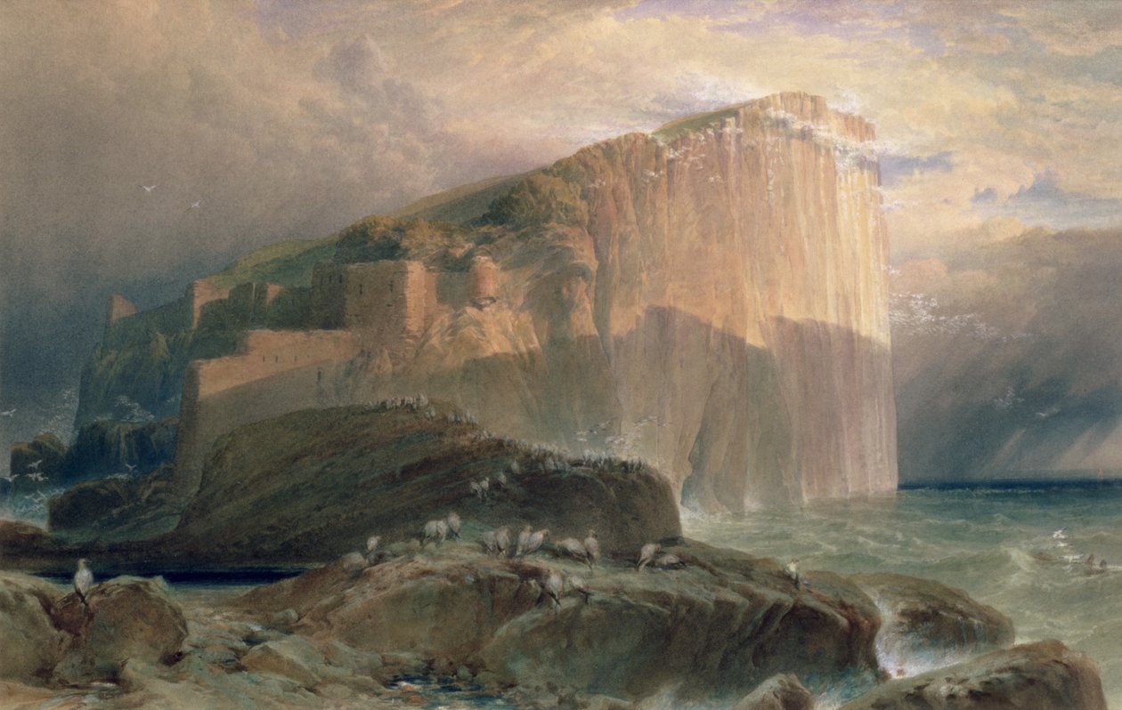 Bass Rock, East Lothian, 1870 de William Leighton Leitch