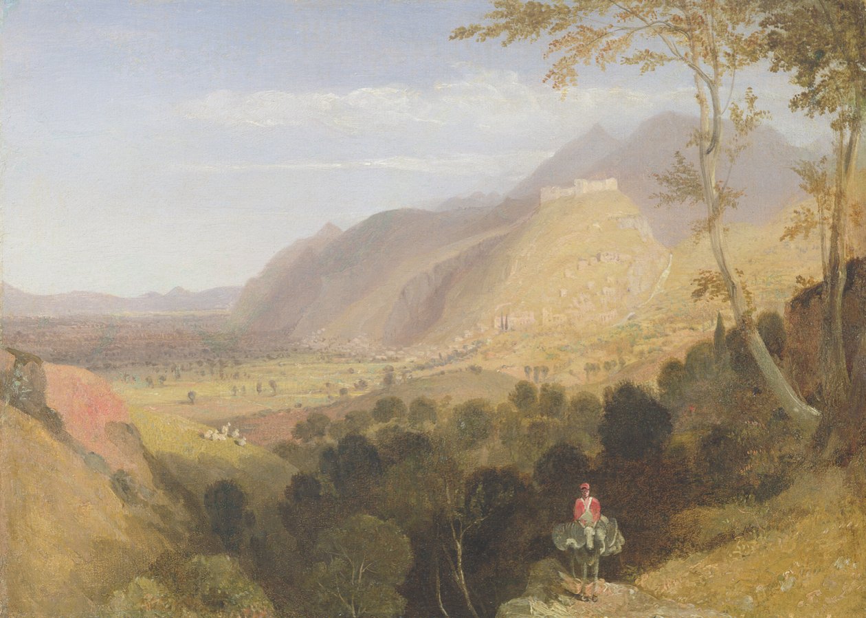 Mistra (óleo sobre papel) de William Linton