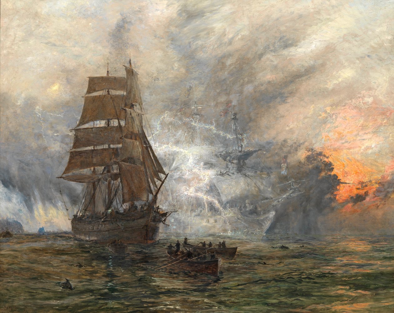 O Navio Fantasma, c.1889 de William Lionel Wyllie