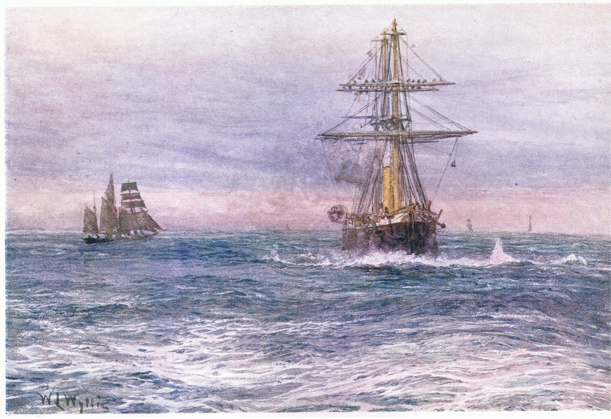 O velho &39;invencível&39; 1872, 1915 de William Lionel Wyllie