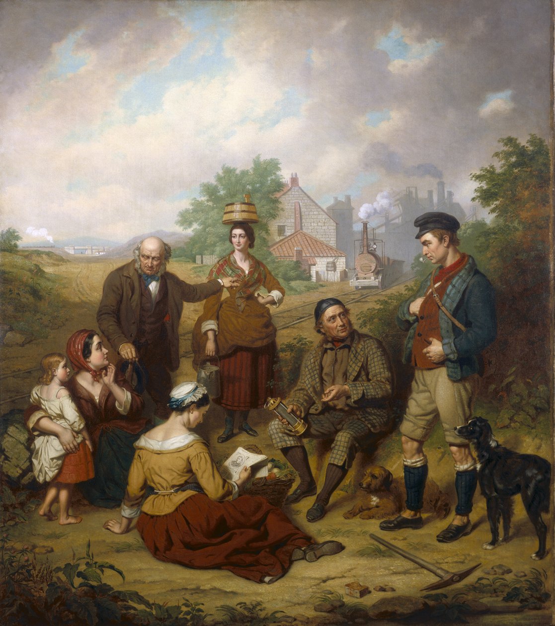 Local de nascimento da locomotiva, 1861 de William Lucas