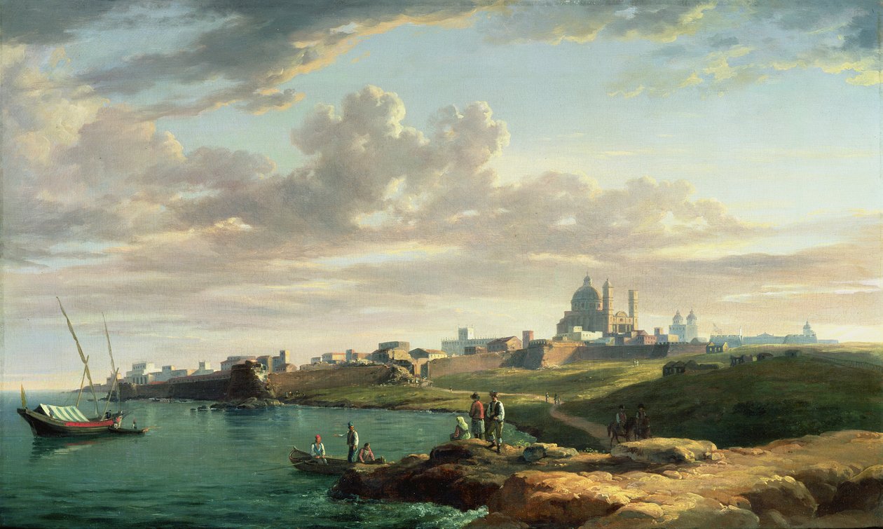 Uma visão de Montevidéu de William Marlow