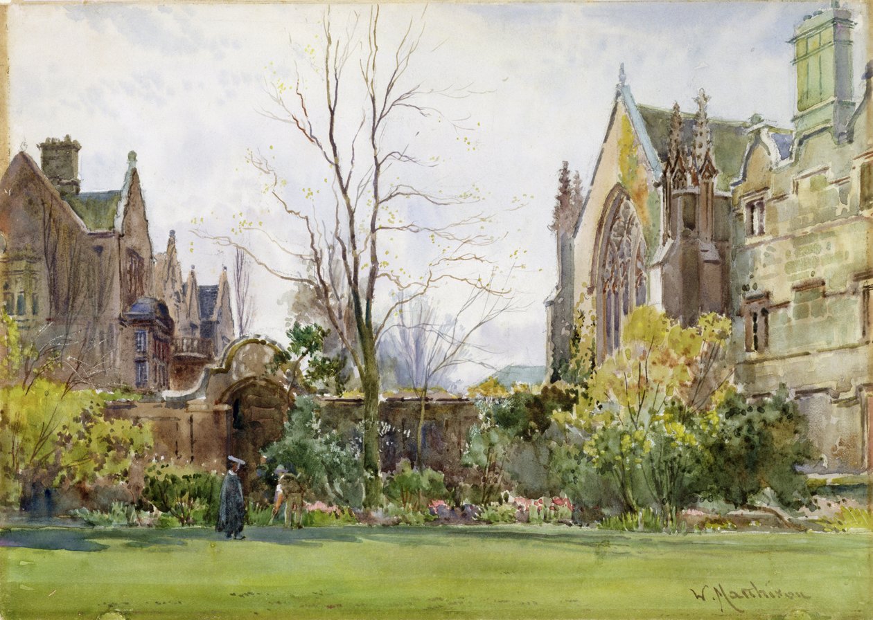 Radcliffe Quad, University College, Oxford (wc) de William Matthison