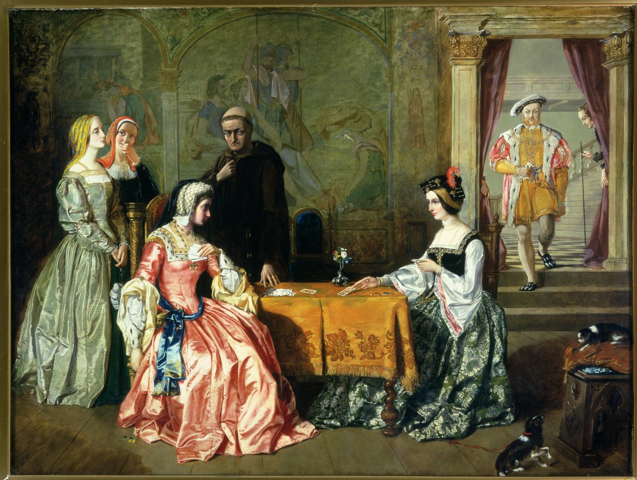 Henrique VIII (1491-1547) e suas esposas de William Maw Egley