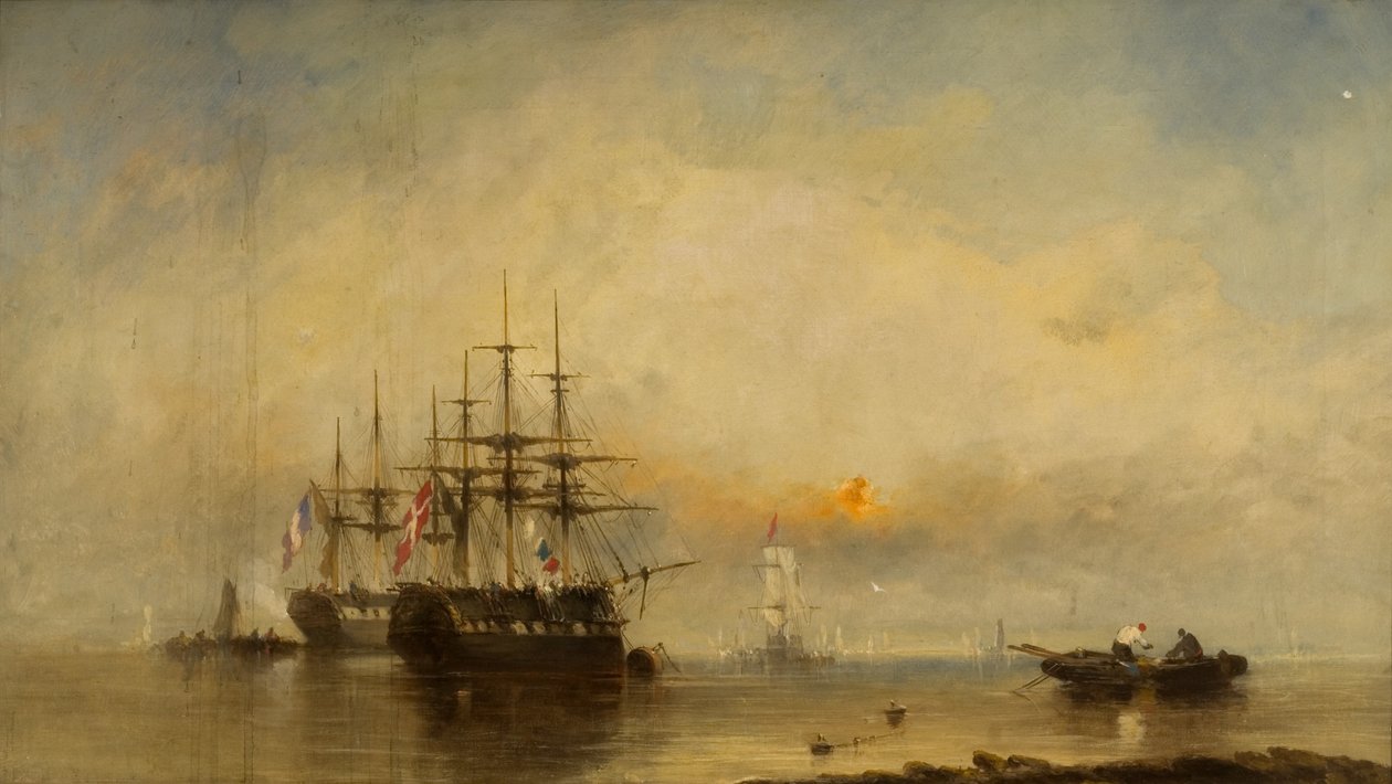 Noite no Medway de William McAlpine