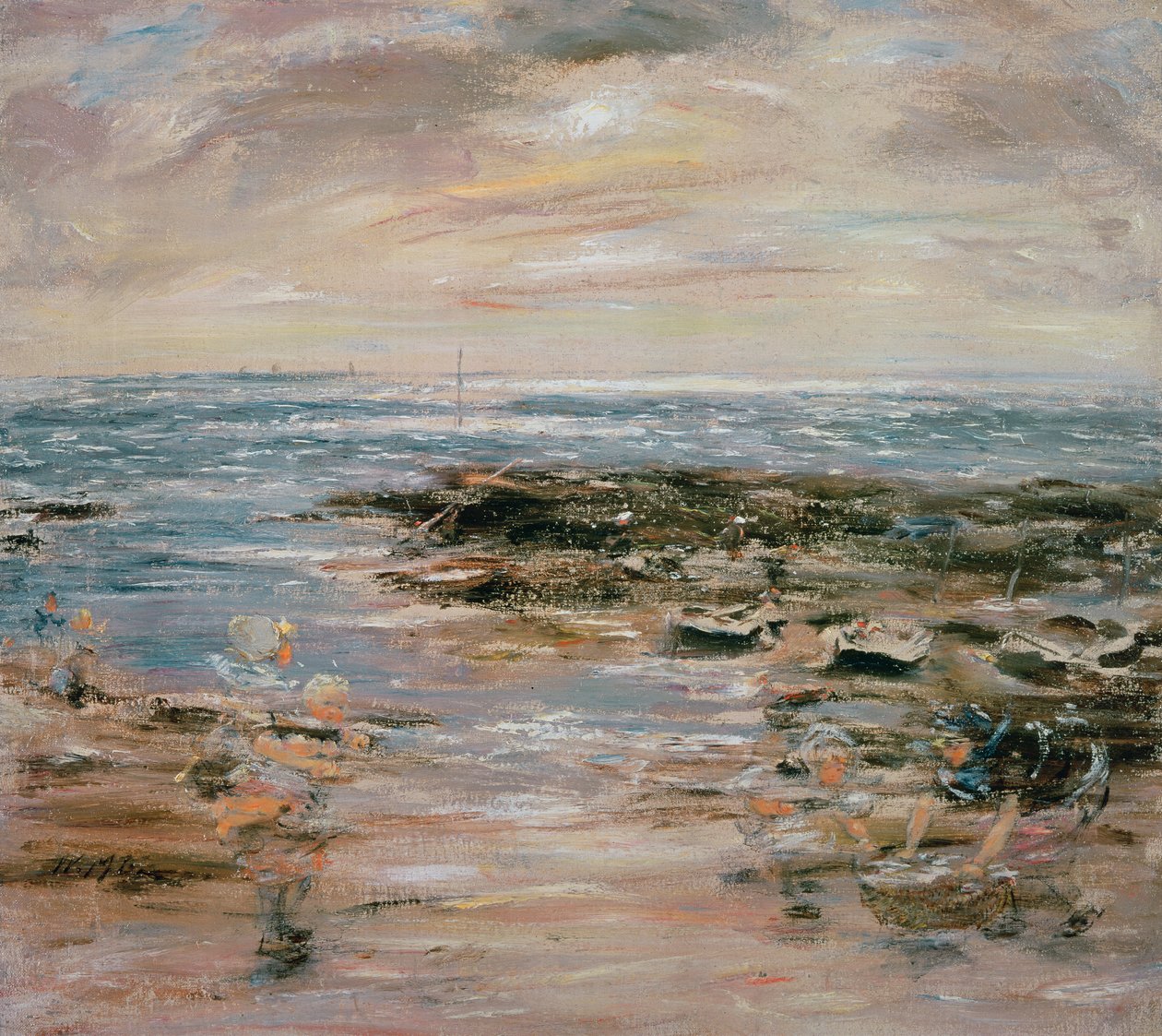 Porto Seton, na Escócia de William McTaggart