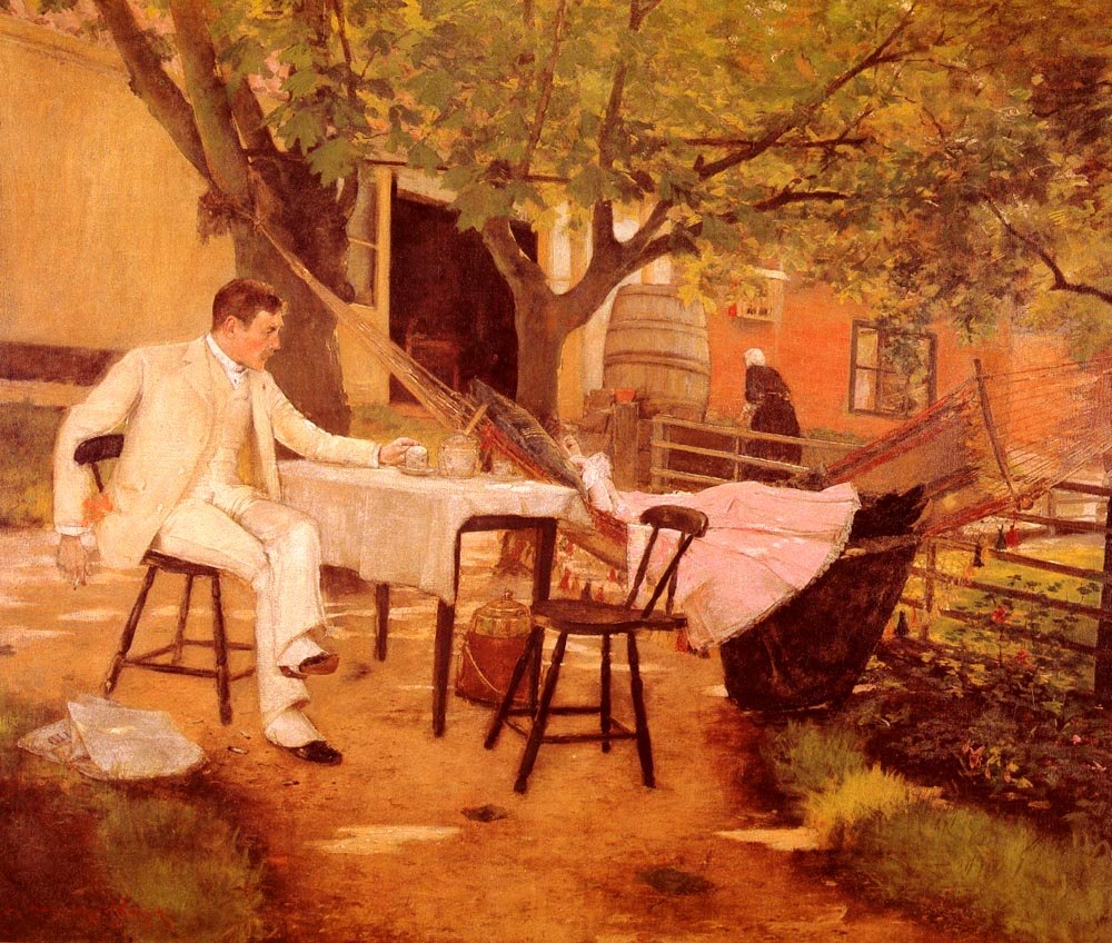 Luz solar e shadown de William Merritt Chase