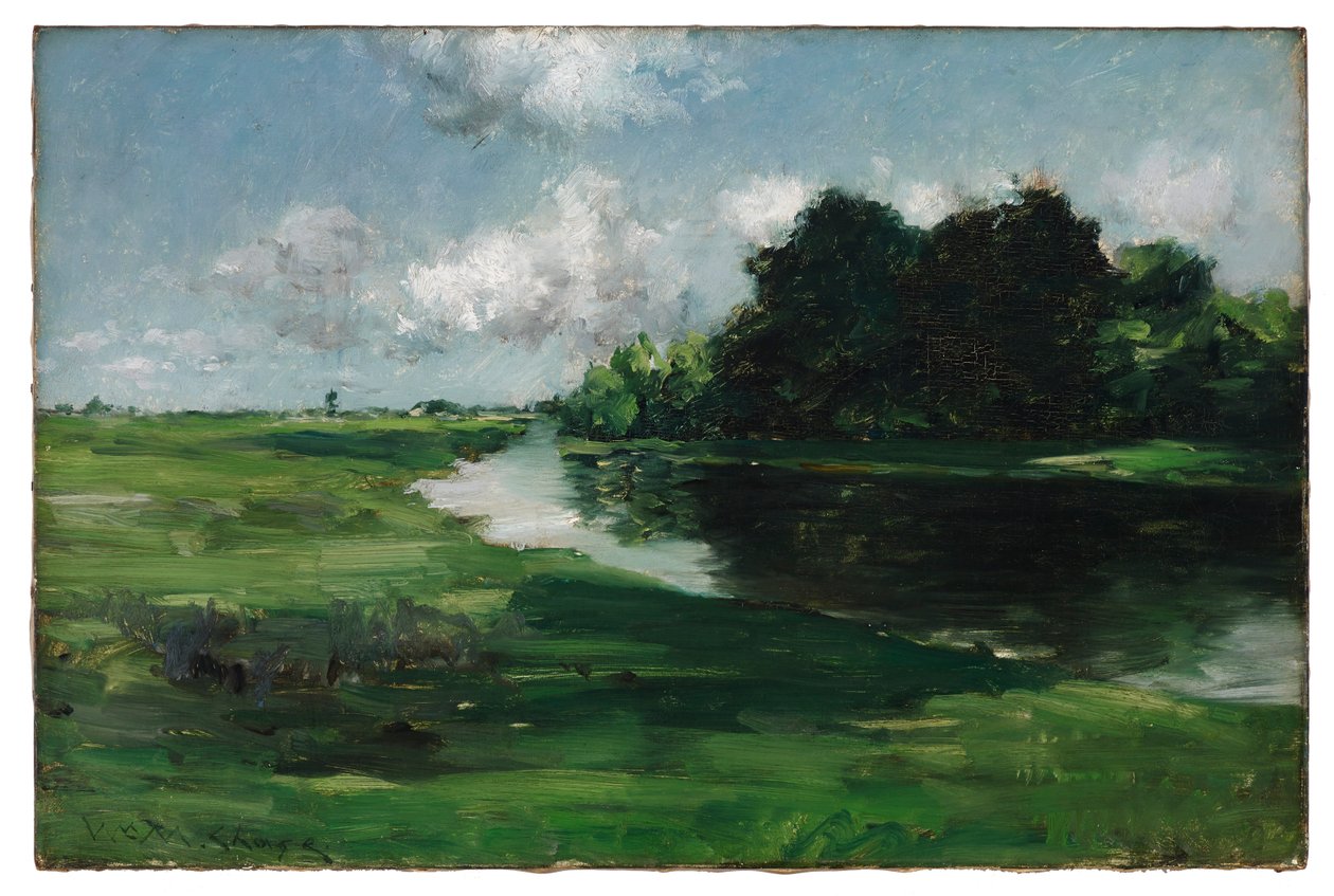 Paisagem de Long Island depois de um banho de chuva de William Merritt Chase