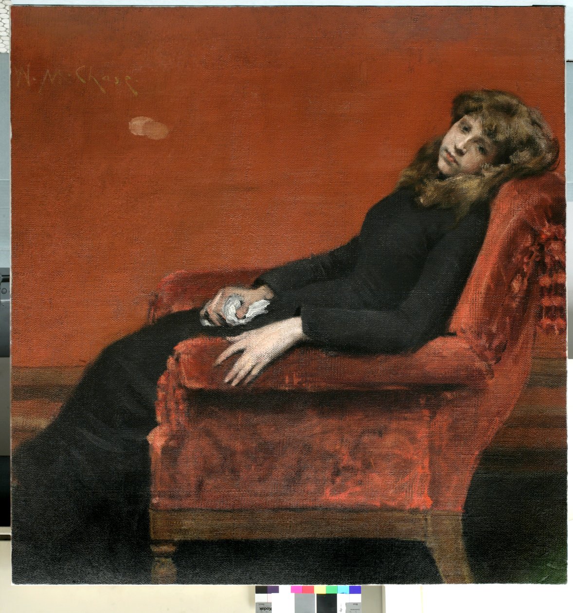 O jovem órfão de William Merritt Chase