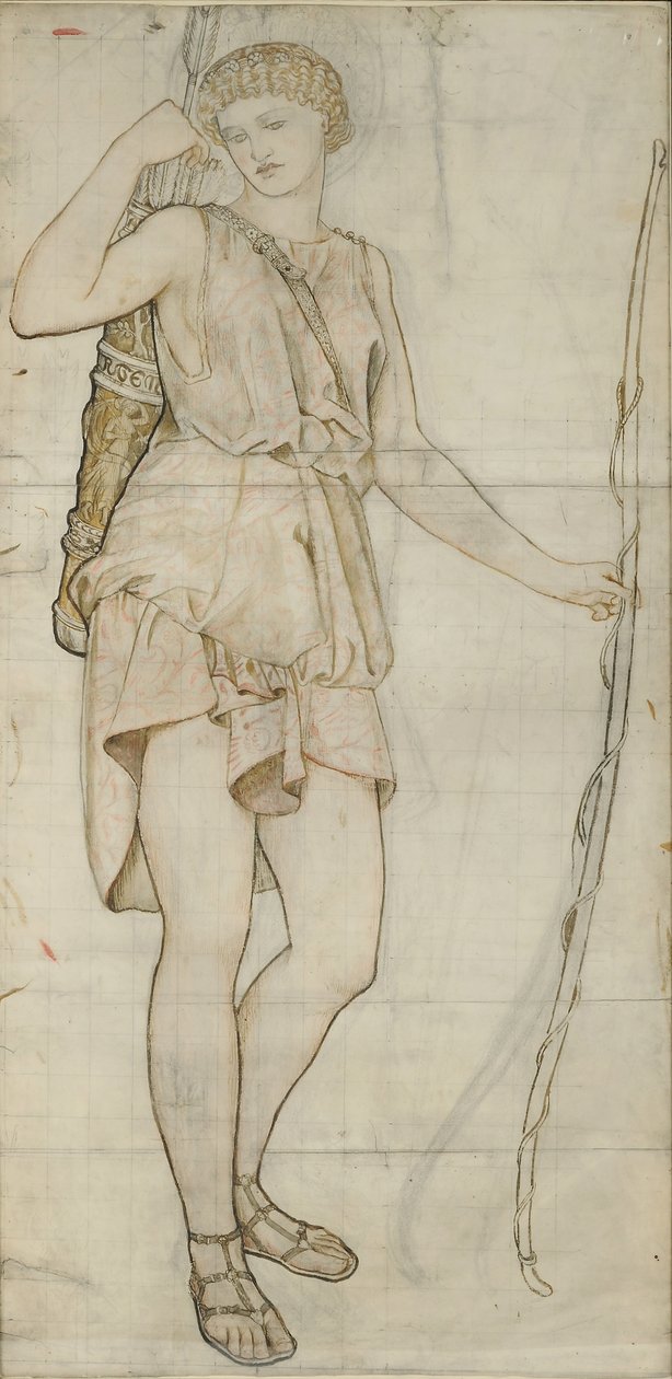 Artemis, 1861 (tinta no papel) de William Morris