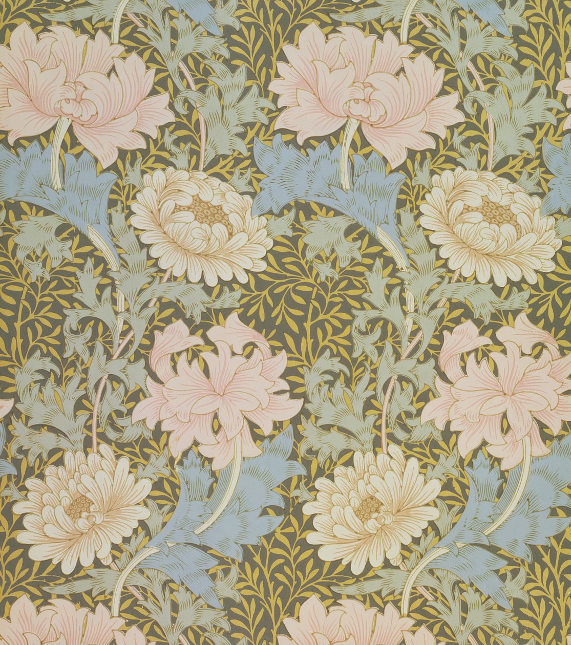 Papel de parede &39;Crisântemo&39;, 1876 (papel de parede) de William Morris