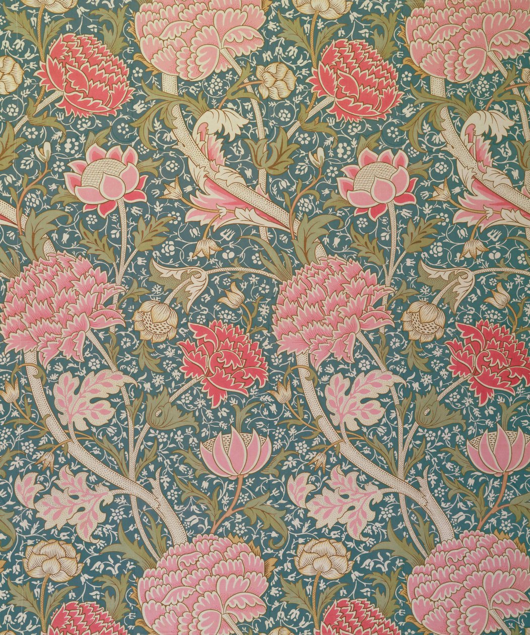 &39;Cray&39;, 1884 (algodão estampado) de William Morris