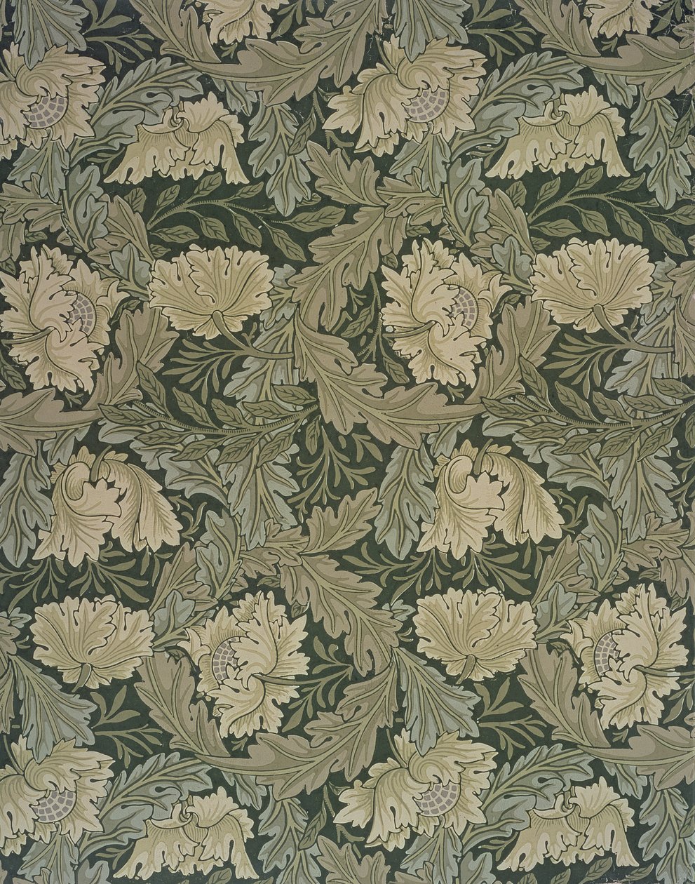 Design para papel de parede &39;Lea&39;, 1885 de William Morris