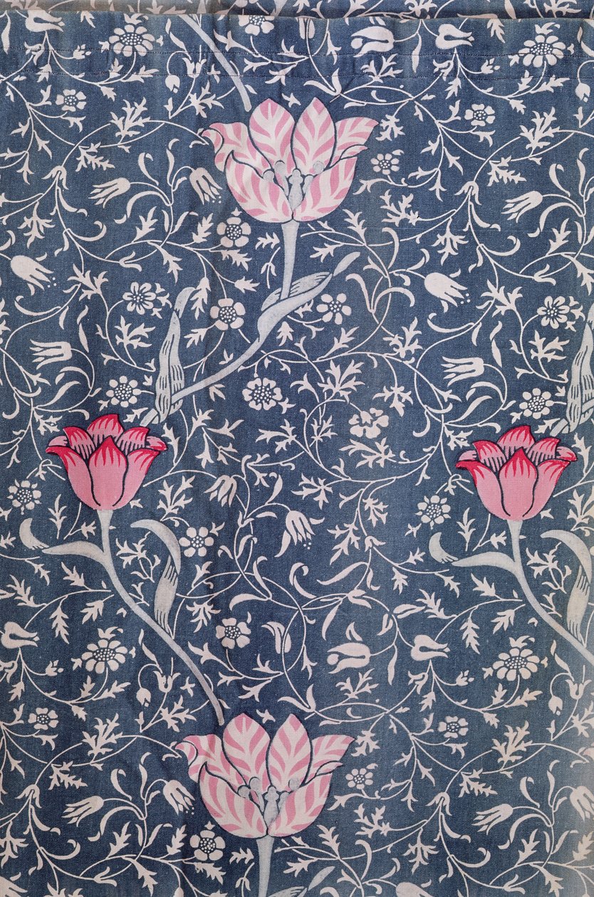 Design &39;Medway&39;, 1885 (algodão estampado) de William Morris