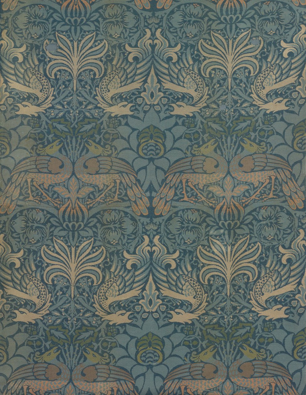 Painel Intitulado Pavão e Dragão de William Morris