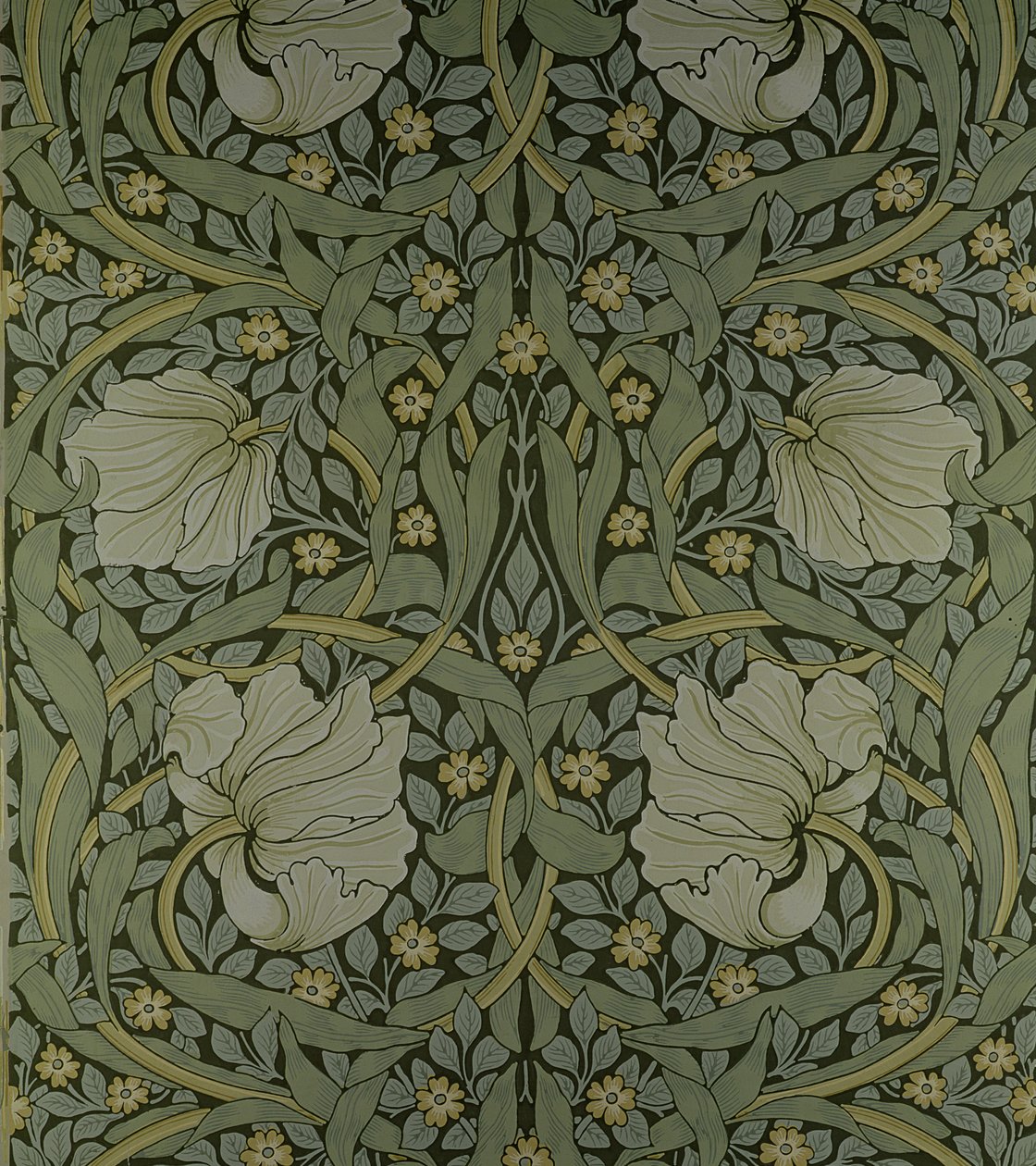 Design de papel de parede &39;Pimpernel&39;, 1876 de William Morris