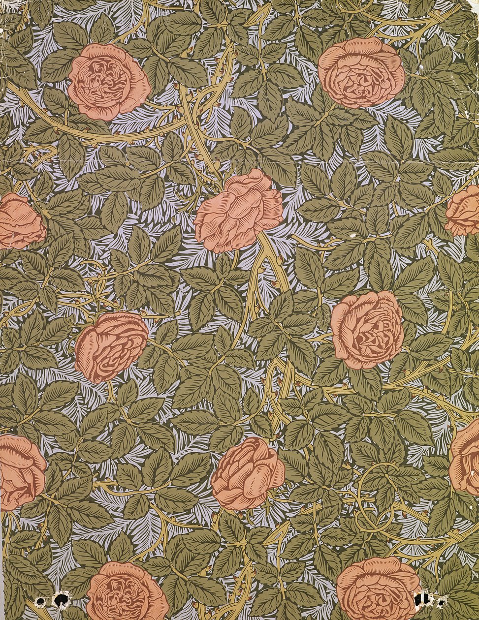 &39;Rose - 93&39; design de papel de parede de William Morris