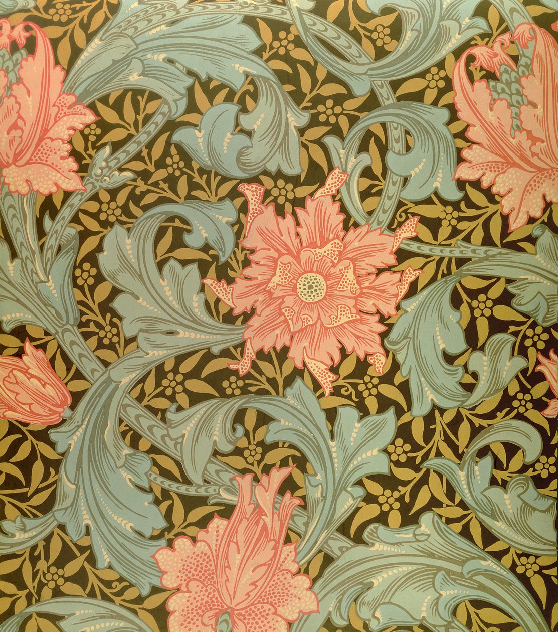 Design de papel de parede &39;Single Stem&39; de William Morris