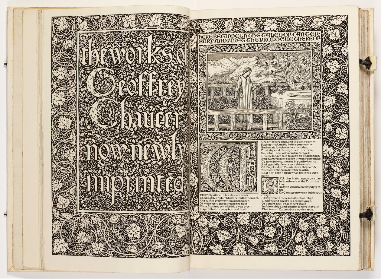 As obras de Geoffrey Chaucer (The Kelmscott Chaucer) de William Morris
