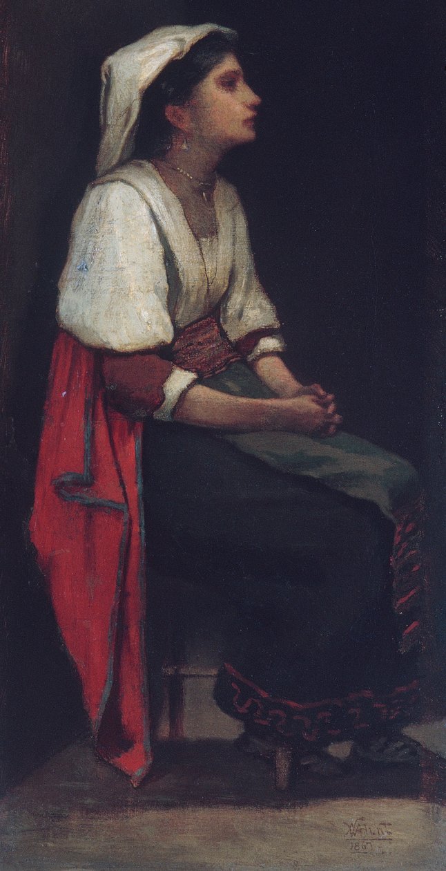 Garota Italiana, 1867 de William Morris