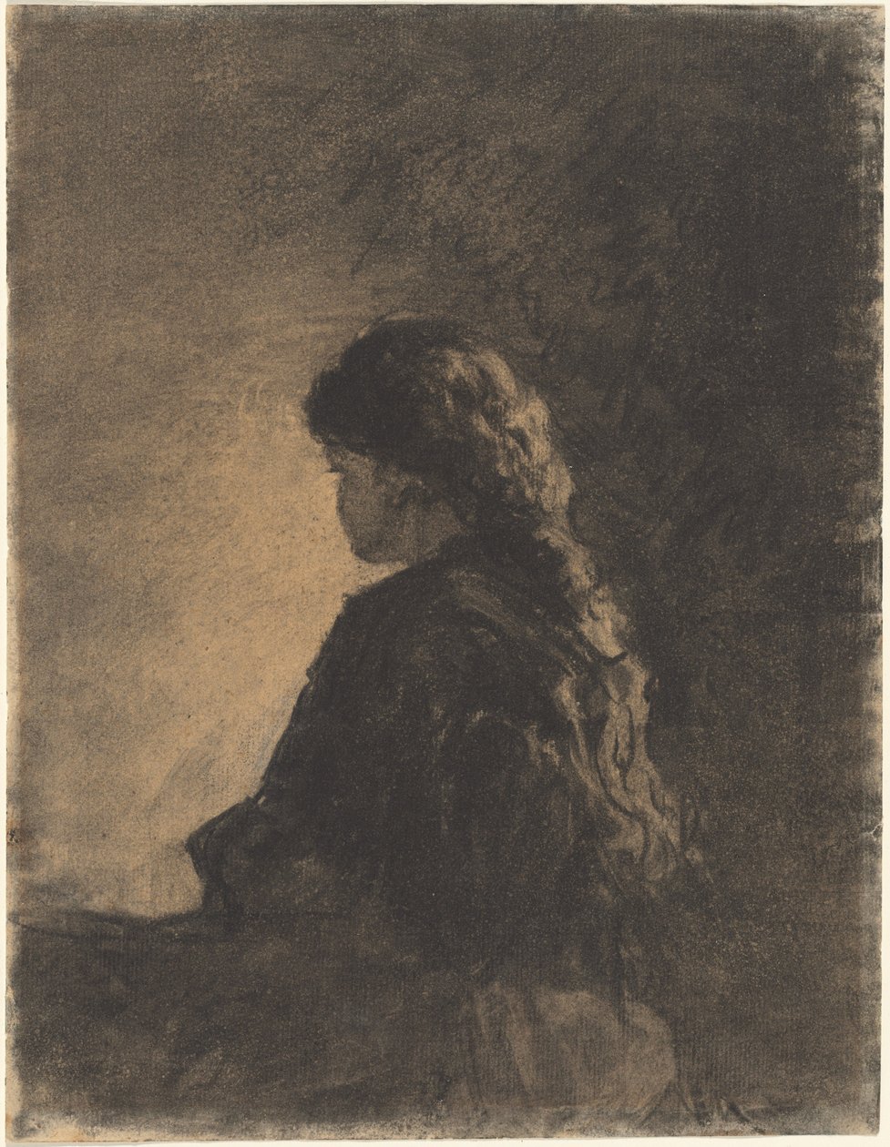 Menina sentada de William Morris