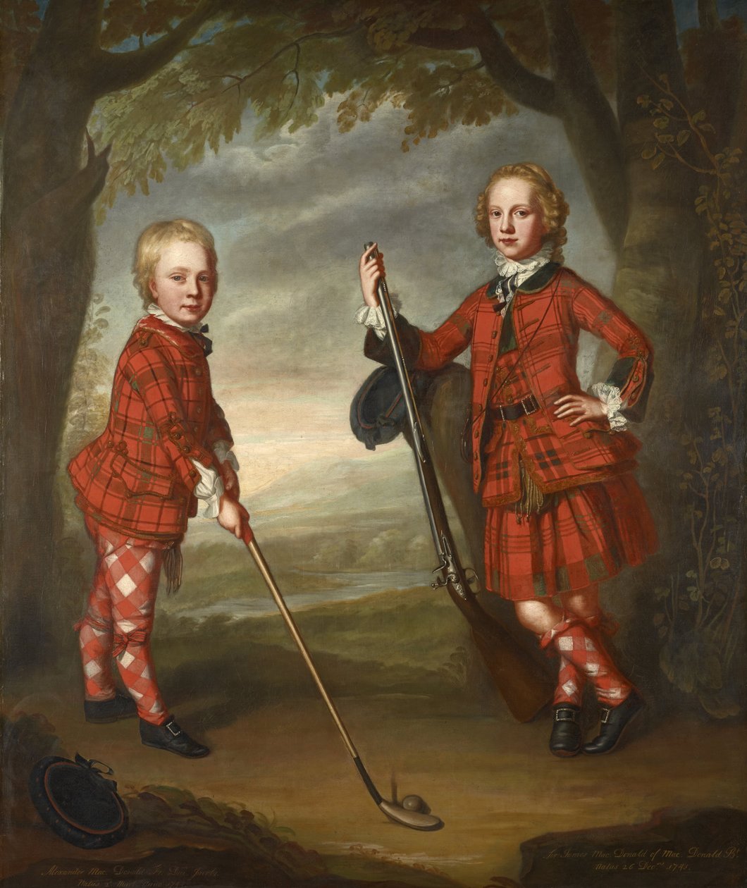 Sir James Macdonald e Sir Alexander Macdonald de William Mosman