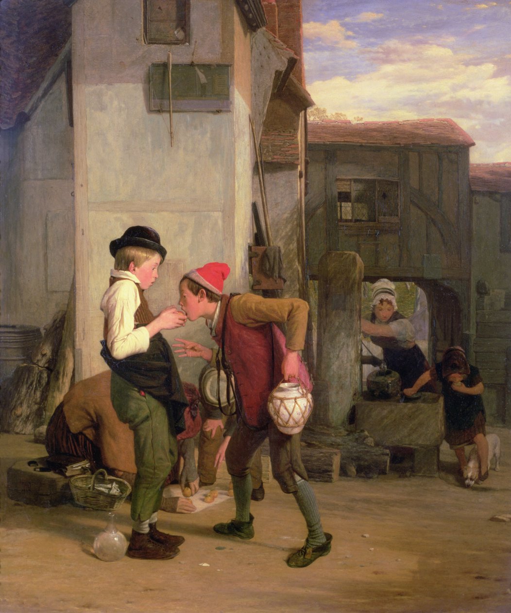 Emprestando uma mordida de William Mulready