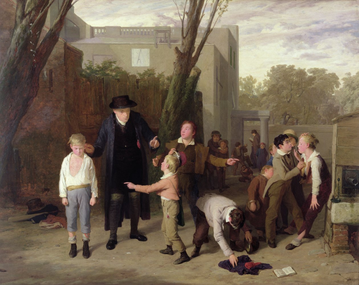 A luta interrompida, 1815-16 de William Mulready
