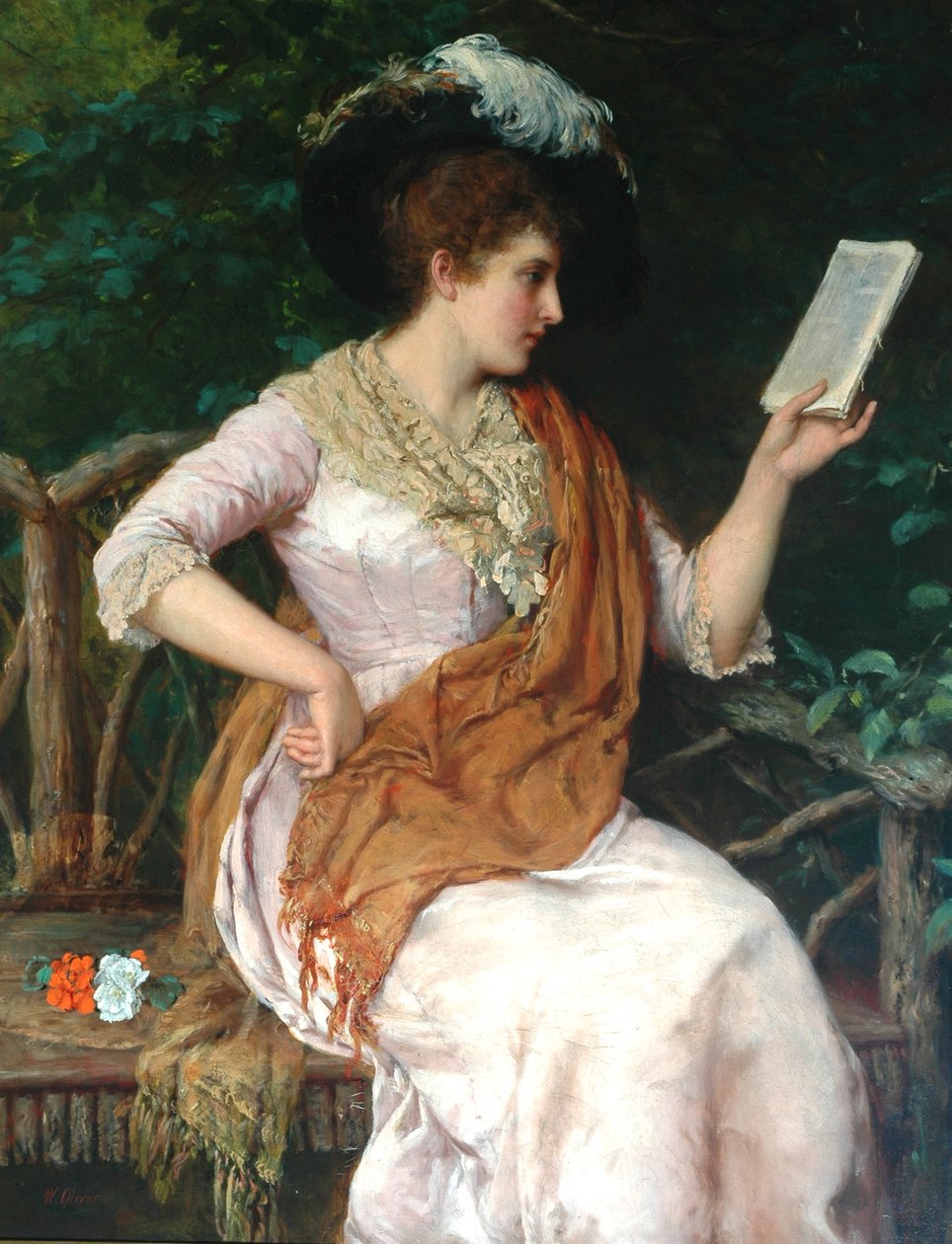 Retrato de uma senhora de William Oliver